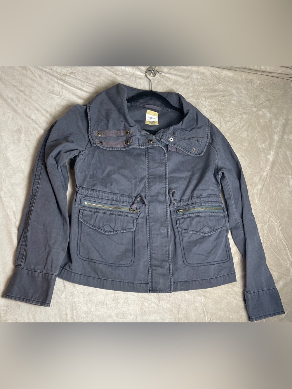 The Fossil women's lightweight utility field jacket in size M